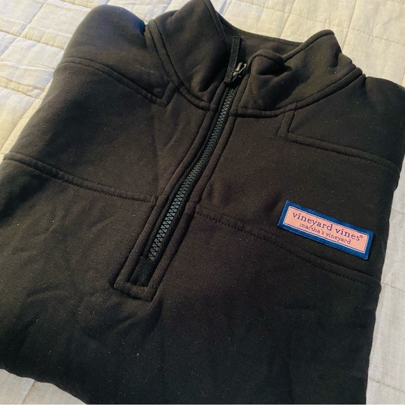 VINEYARD VINES Dreamcloth Relaxed shep shirt black New Soft womens M pullover - Picture 8 of 8